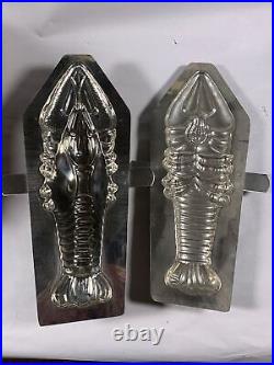 Lot Of Antique Vintage Fish/lobster, Etc Chocolate Molds. All In Mint Condition