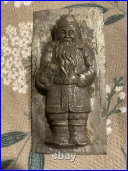 Lot of 2 antique metal chocolate Molds