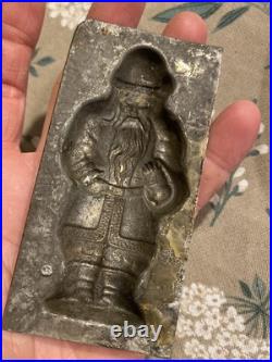 Lot of 2 antique metal chocolate Molds
