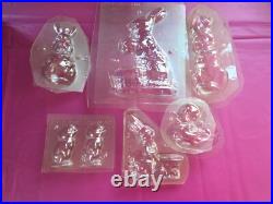 Lot of 42 Vintage Easter Candy Molds Various Sizes Chocolate Molds