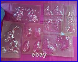 Lot of 42 Vintage Easter Candy Molds Various Sizes Chocolate Molds