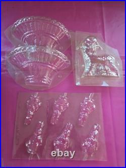 Lot of 42 Vintage Easter Candy Molds Various Sizes Chocolate Molds