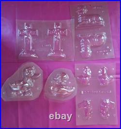 Lot of 42 Vintage Easter Candy Molds Various Sizes Chocolate Molds
