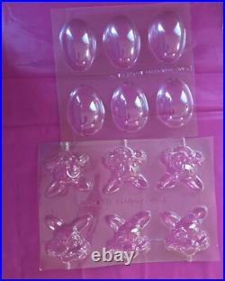 Lot of 42 Vintage Easter Candy Molds Various Sizes Chocolate Molds