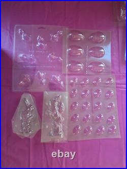 Lot of 42 Vintage Easter Candy Molds Various Sizes Chocolate Molds
