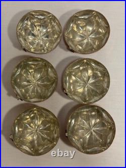 Lot of 6 Antique Individual Miniature Copper Tin Lined Jelly, Chocolate Mold