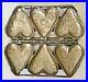 Lovely-Antique-3-Heart-Inscribed-Valentine-Hinged-Metal-Chocolate-Candy-Mold-01-rws