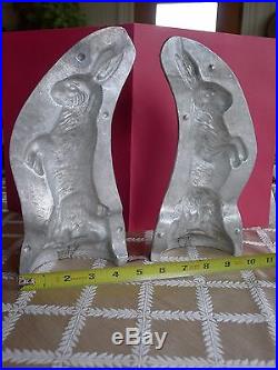 Metal Mr. Rabbit mold for chocolate, candy, chalkware and more Antique Easter