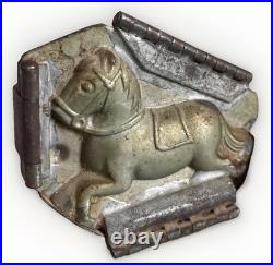 Mold Chocolate Horse Antique Metal 3D 4.5