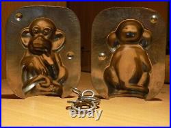 Monkey Chocolate Mold Molds Mould Vintage Antique 15653