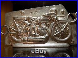 Motorcycle Chocolate Mold Molds Mould Vintage Antique