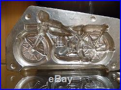 Motorcycle Chocolate Mold Molds Mould Vintage Antique