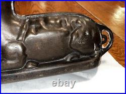 NICE! Vintage Cast Iron Lamb Sheep Cake Chocolate Mold Antique Bakery