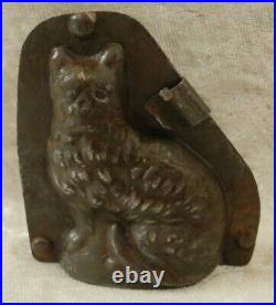 Old Antique Vintage Chocolate Mold Figure Shape Pussy Cat