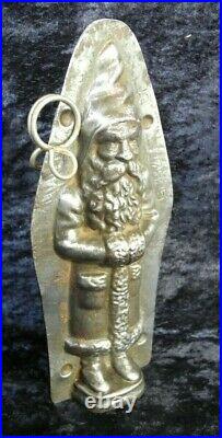 Old Antique Vintage Chocolate Mold Santa-clause / Father Christmas Anton Reiche