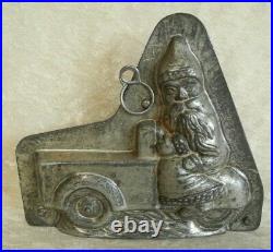 Old Antique Vintage Chocolate Mold Santa-clause / Father Christmas Nordform