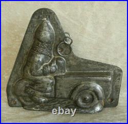 Old Antique Vintage Chocolate Mold Santa-clause / Father Christmas Nordform