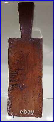 Old Wooden Chocolate Mould Treen