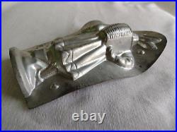 Pair of Antique Metal Easter Rabbits Chocolate Molds