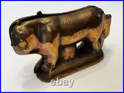 Pig / Cow Copper / Brass Chocolate / Ice Cream / Candy Mold Antique