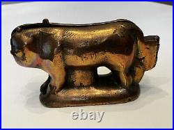 Pig / Cow Copper / Brass Chocolate / Ice Cream / Candy Mold Antique