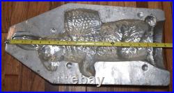 RARE ANTIQUE 18 BUNNY RABBIT w BASKET #19 LARGE 8000 CHOCOLATE MOLD