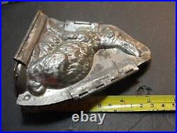 RARE ANTIQUE ANTON REICHE 6748 Bunny 5 Tall 5 Wide At The Base CHOCOLATE MOLD