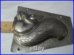 Rare Antique Squirrel Chocolate Mold Molds Vintage Mould #n2557