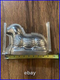 RARE Antique Chocolate Lamb Mold, 1920s made in Germany