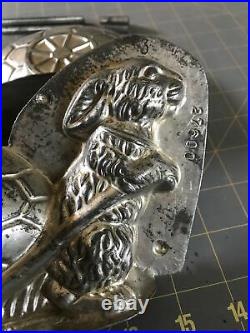 RARE Antique Chocolate Mold LARGE Easter Bunny Anton Reiche