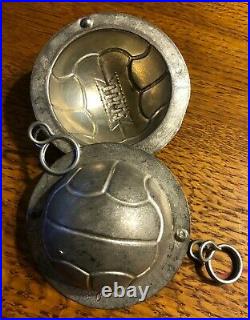 RARE LACED SOCCER BALL Vintage 1920's CHOCOLATE MOLD Germany Holland Football