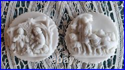 RARE Springerle Speculaas Butter Cookie Stamp Mold DEEP NATIVITY & SHEPHERD