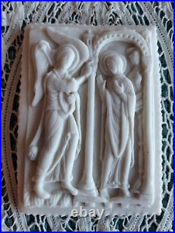 RARE Springerle Speculaas Gingerbread Butter Cookie Stamp MOLD ANNUNCIATION