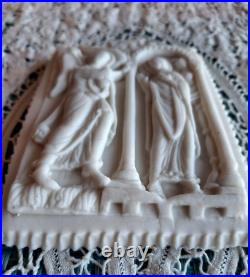 RARE Springerle Speculaas Gingerbread Butter Cookie Stamp MOLD ANNUNCIATION