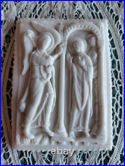 RARE Springerle Speculaas Gingerbread Butter Cookie Stamp MOLD ANNUNCIATION