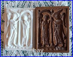 RARE Springerle Speculaas Gingerbread Butter Cookie Stamp MOLD ANNUNCIATION