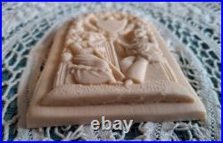 RARE Springerle Speculaas Gingerbread Butter Cookie Stamp MOLD MUSICAL COUPLE