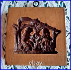 RARE Springerle Speculaas, Gingerbread Butter Cookie Stamp Press Mold -NATIVITY