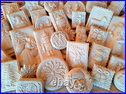 RARE Springerle Speculaas, Gingerbread Butter Cookie Stamp Press Mold -NATIVITY