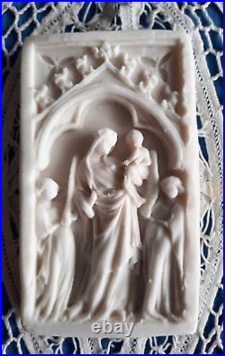 RARE Springerle Speculaas Gingerbread Butter Marzipan Cookie Stamp MOLD MADONNA