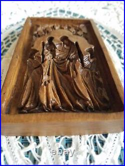 RARE Springerle Speculaas Gingerbread Butter Marzipan Cookie Stamp MOLD MADONNA