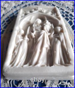 RARE Springerle Speculaas Gingerbread Butter Marzipan Cookie Stamp MOLD MADONNA