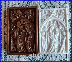 RARE Springerle Speculaas Gingerbread Butter Marzipan Cookie Stamp MOLD MADONNA