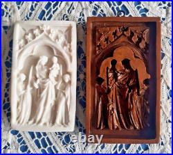 RARE Springerle Speculaas Gingerbread Butter Marzipan Cookie Stamp MOLD MADONNA