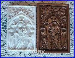 RARE Springerle Speculaas Gingerbread Butter Marzipan Cookie Stamp MOLD MADONNA