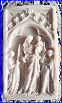 RARE Springerle Speculaas Gingerbread Butter Marzipan Cookie Stamp MOLD MADONNA