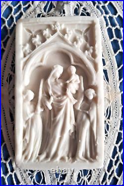 RARE Springerle Speculaas Gingerbread Butter Marzipan Cookie Stamp MOLD MADONNA