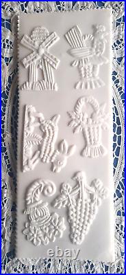 RARE Springerle Speculaas Gingerbread Butter Marzipan Cookie Stamp MOLD PRESS