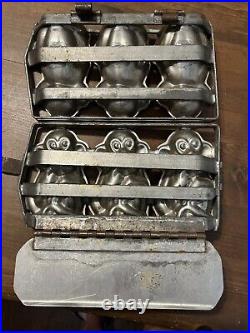RARE TRIPLE Vormenfabriek Tilburg Holland MONKEY CHIMP Chocolate Mold Vintage
