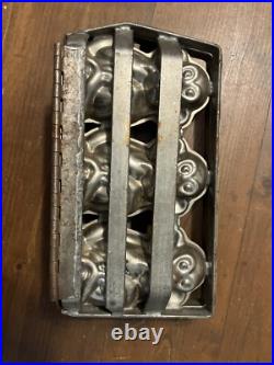 RARE TRIPLE Vormenfabriek Tilburg Holland MONKEY CHIMP Chocolate Mold Vintage